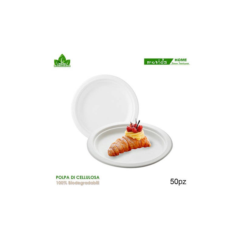 MOVIDA PIATTI BIODEGRADABILI FRUTTA CM.18 PZ50