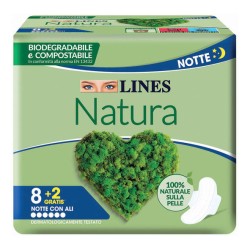 LINES SETA ULTRA ALI NOTTE NATURA X 10