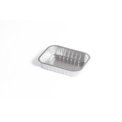 VASCHETTA ALLUMINIO EXTRA RIGIDA 4 PORZIONI 2 PZ