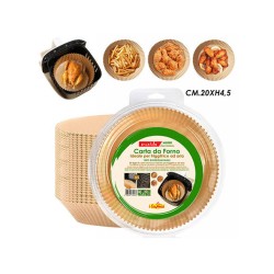 MOVIDA CARTA FORNO X FRIGGITRICE AD ARIA  50PZ ROTONDA D.20XH4,5