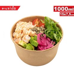 MOVIDA INSALATIERA BIO 1000ML 15x7,5cm 25 PEZZI