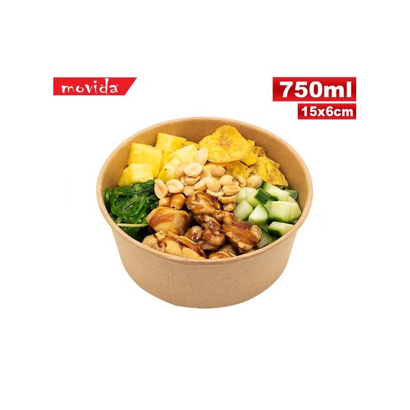 MOVIDA INSALATIERA BIO 750ML 15x6cm 25 PEZZI