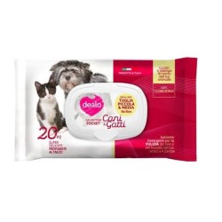 DEALO SALVIETTINE POCKET 20PZ CANI&GATTI