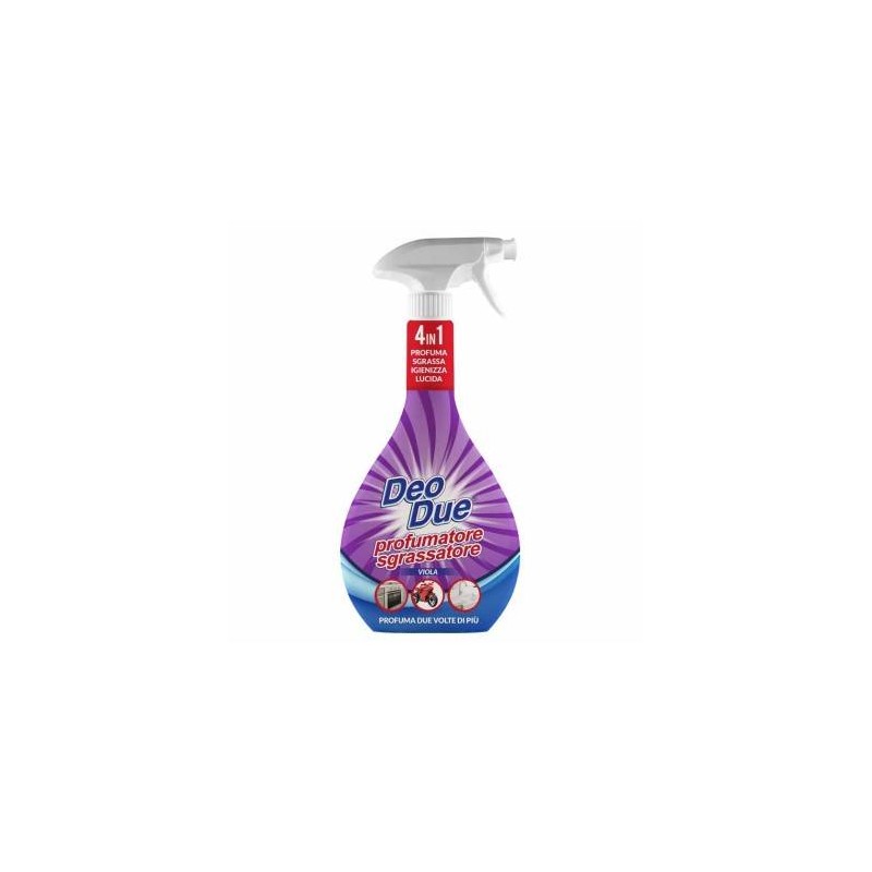 DEO DUE SGRASSATORE PROFUMATORE SPRAY 600ML VIOLA