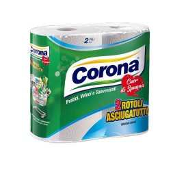 CORONA ASC. CUOR DI SPUGNA 2 ROTOLI