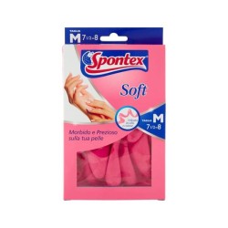 SPONTEX GUANTI COMFORT MIS. MEDIA (SCATOLATO ) x6