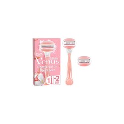 GILLETTE VENUS COMFORTGLIDE BREEZE RASOIO DONNA 3 LAME+2 RICAMBI