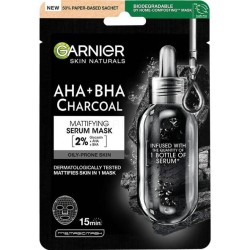 GARNIER PURE CHARCOAL MASCHERA NERA IN TESSUTO DETOX