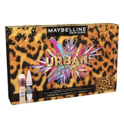 MAYBELLINE URBAN JUNGLE CORRETTORE N.2+MASCARA SENSAZIONAL+ POCHETTE LEOPARDATA