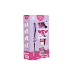 COSMI SET WOW PELLE PERFETTA(MASCHERA PURIFICANTE+ DETERGENTE VISO+SPAZZOLA ESFOLIANTE) MIRTILLO