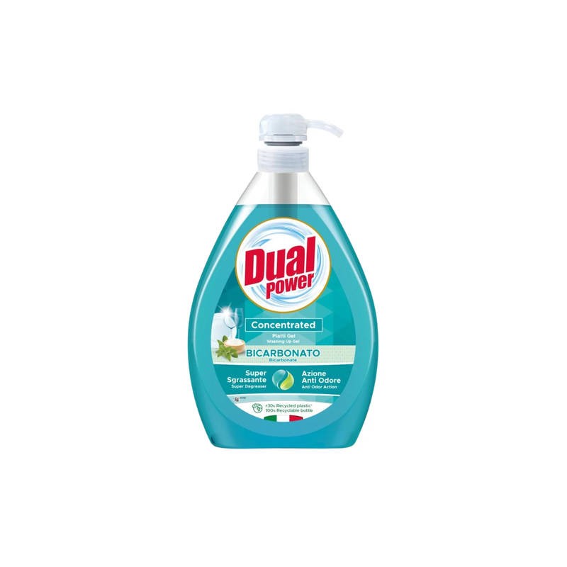 DUAL POWER PIATTI GEL 1 LT CON DISPENCER BICARBONATO