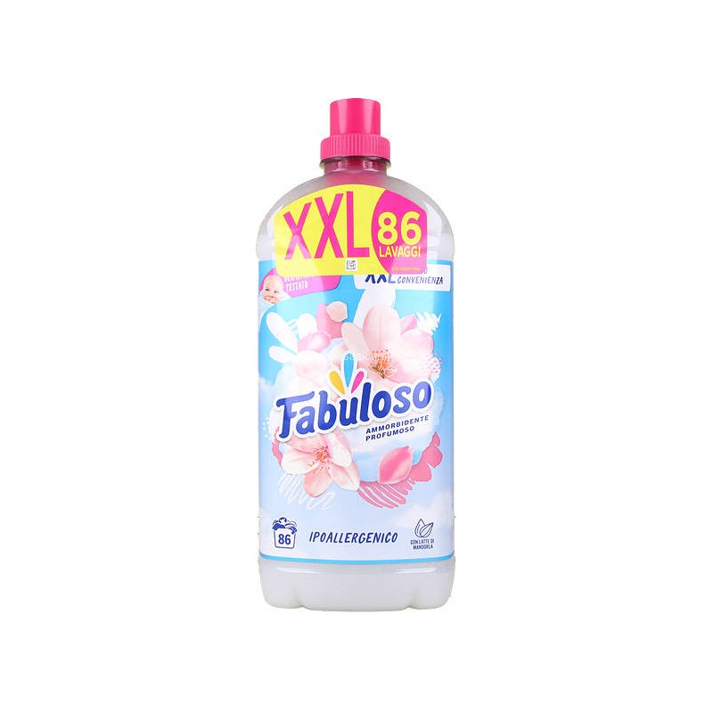 FABULOSO AMMORBIDENTE CONCENTRATO IPOALLERGENICO 1,900 LT 86 LAVAGGI