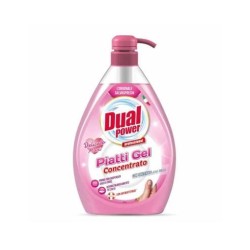 DUAL POWER PIATTI GEL 1 LT CON DISPENCER MANI DELICATO