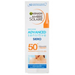 GARNIER AMBRE SOLAIRE ADVANCED SENSITIVE SIERO  PROTETTORE 50+ VISO 125ML