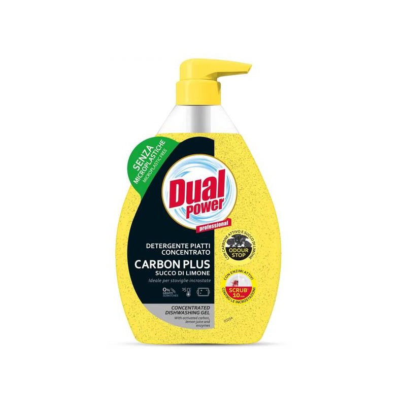 DUAL POWER PIATTI CONC. CARBON PLUS SUCCO DI LIMONE 600 ML