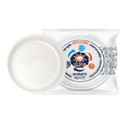 ELIOS PIATTI DESSERT RIUTILIZZABILI 40 PZ