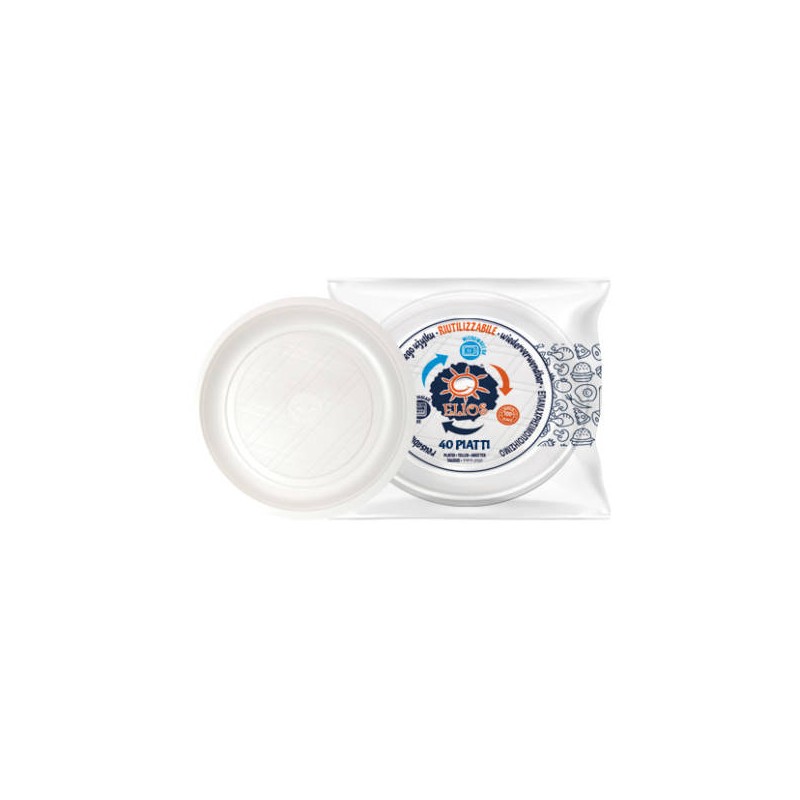 ELIOS PIATTI DESSERT RIUTILIZZABILI 40 PZ