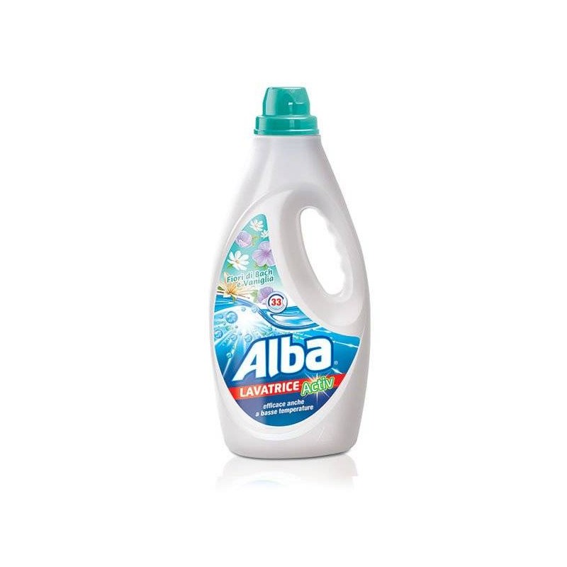 ALBA LIQUIDO LAVATRICE 33 LAVAGGI FIORI DI BACH E VANIGLIA