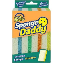 SCRUB DADDY - SPUGNA CUCINA - SPONGE DADDY - 4 PZ