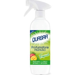 QUASAR DETERGENTE SPRAY  PROFUMATORE MULTIUSO 500 ML TROPICAL