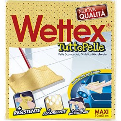 WETTEX PANNO PAVIMENTI SCAMOSCIATO  MICROFORATO TUTTO PELLE50X60