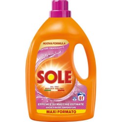 SOLE LAVATRICE LIQUIDO 61 LAVAGGI POTERE SMACCHIANTE 2745 ML