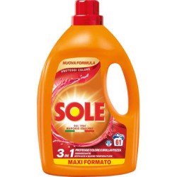 SOLE LAVATRICE LIQUIDO 61 LAVAGGI PROTEGGI COLORE 2745 ML