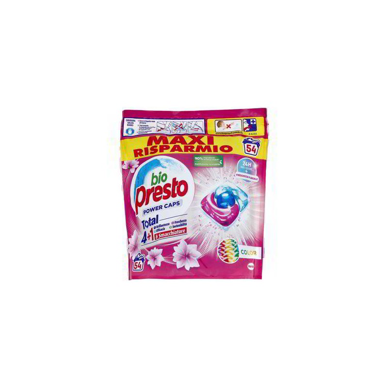 BIO PRESTO LAVATRICE POWER CAPS COLOR 54