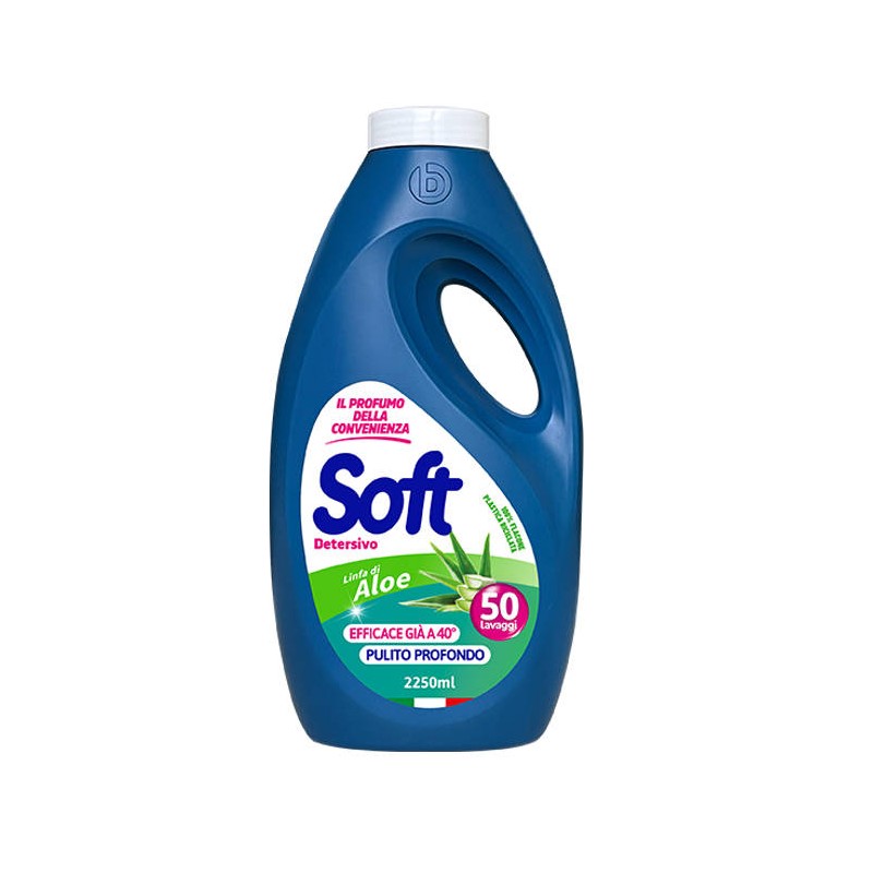 SOFT LAVATRICE LINFA DI ALOE 2250 ML 50 LAVAGGI
