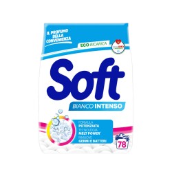 SOFT LAVATRICE IN POLVERE BIANCO INTENSO IGIENIZZANTE 78 LAV.