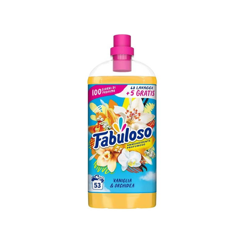 FABULOSO AMMORBIDENTE CONCENTRATO VANIGLIA 1,170 LT 53 LAVAGGI