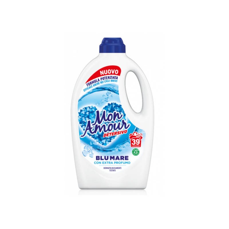 MON AMOUR LIQUIDO LAVATRICE 1,6 LT - 39 LAVAGGI BLU