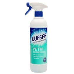 QUASAR DETERGENTE SPRAY VETRI 580 ML CON AMMONIACA