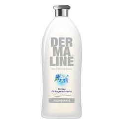 DERMALINE CREMA DI BAGNOSCHIUMA 650ML TALCO E MUSCHIO BIANCO