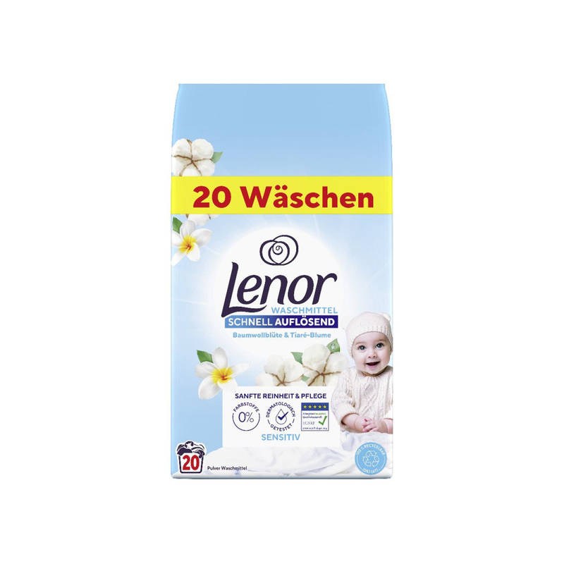 LENOR DETERSIVO IN POLVERE 20 LAVAGGI 1.2KG SENSITIVE