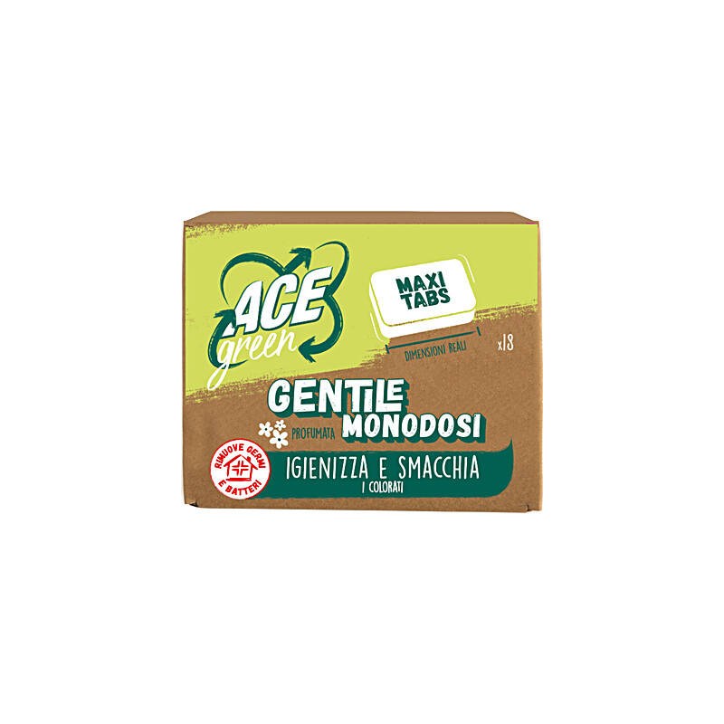 ACE CANDEGGINA  GREEN GENTILE MAXI TABS PZ.18