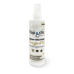 TOPCLIC DETERGENTE SPRAY MULTIUSO PROFUMA TUTTO 200ml CAREZZA DI LATTE