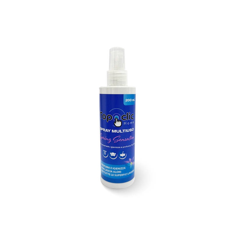TOPCLIC DETERGENTE SPRAY MULTIUSO PROFUMA TUTTO 200ml SPRING SENSATION