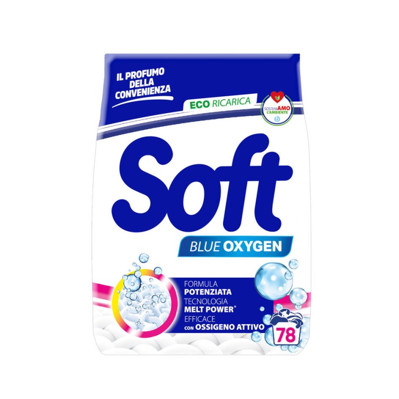 SOFT LAVATRICE IN POLVERE BLU OXYGEN 78 LAV.